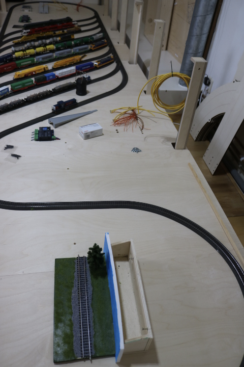 Keerlus en schaduwstation